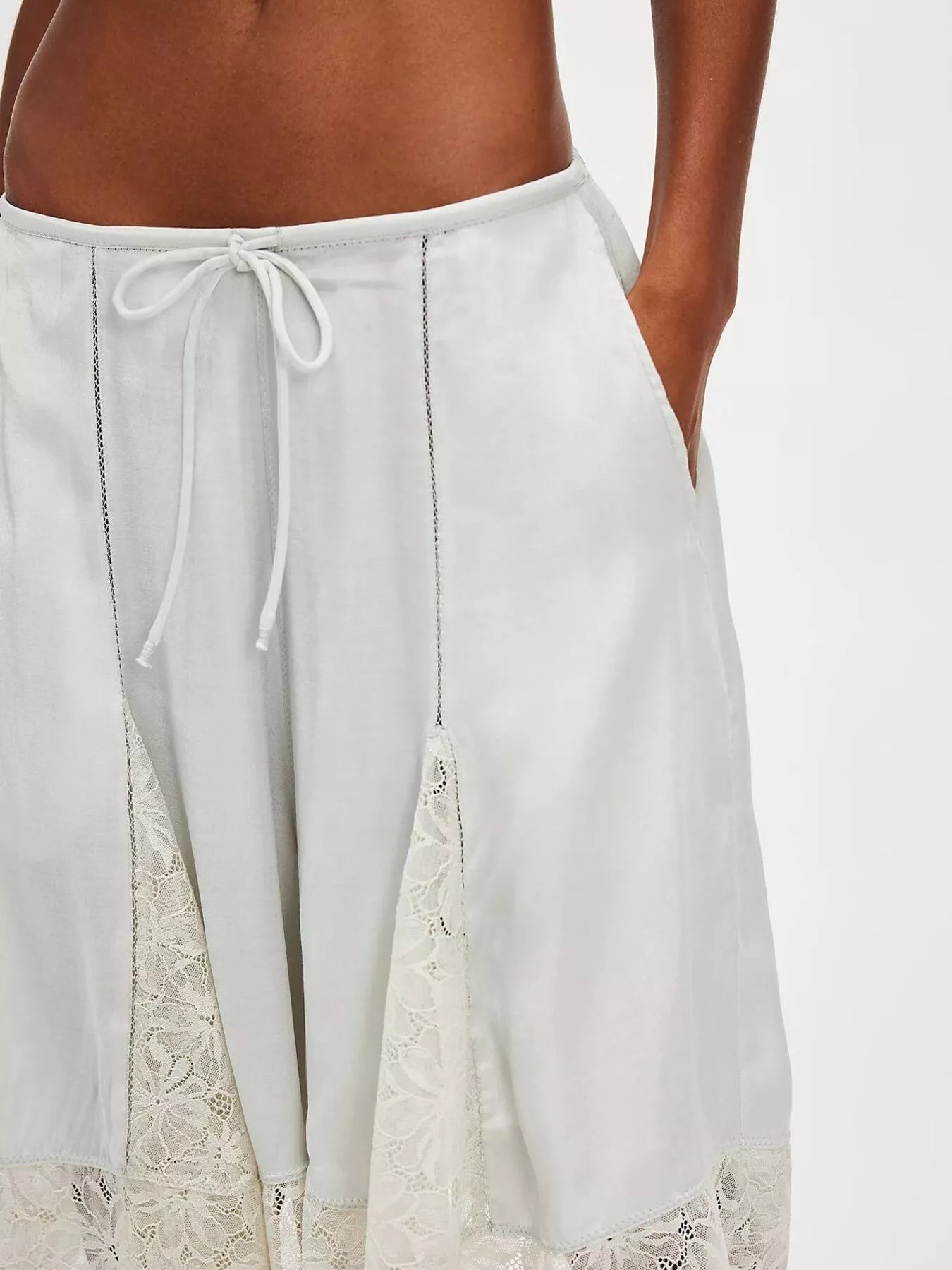 Teddi Drawstring Lace Shorts