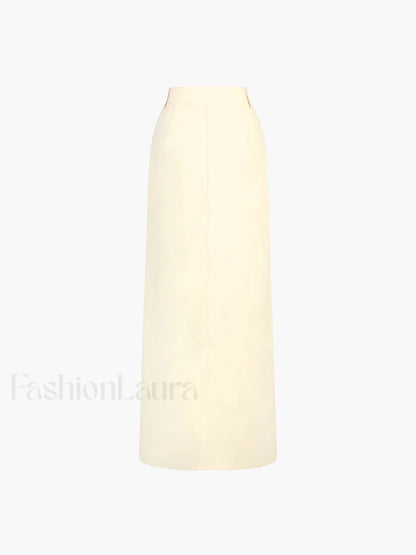 Effortless Slit Graceful Maxi Skirt