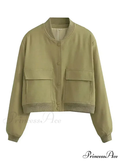 Elegant Solid Single-breasted Motorcycle Chic Long Sleeves With Pocket Autumn Stylish Coat