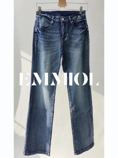 Vintage Denim Y2K Flare Leg Jeans