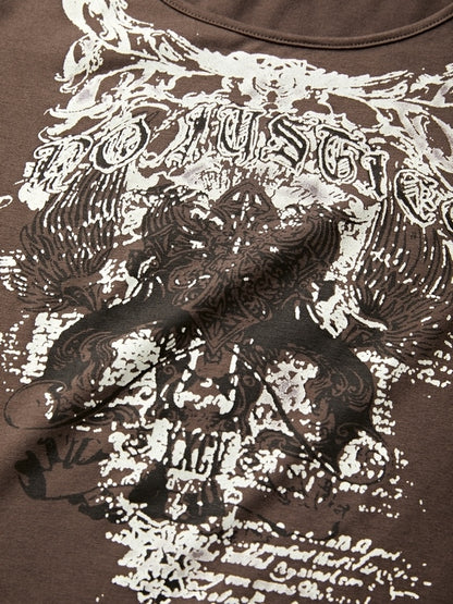 Justice Goth Punk Long Sleeve Tee