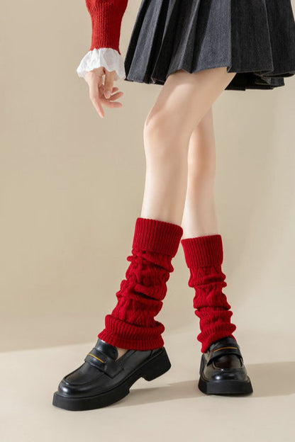 Ribbed Slouchy Leg Warmers