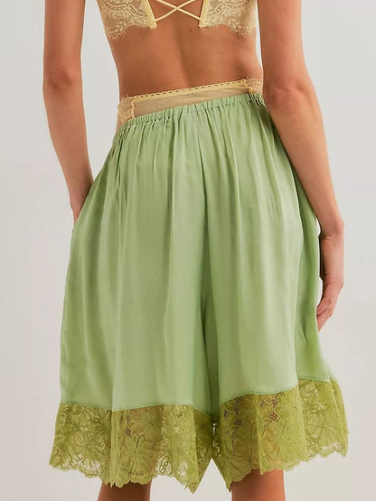 Teddi Drawstring Lace Shorts