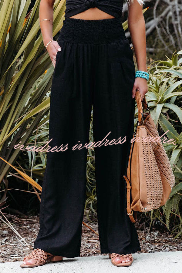 Fresh Air Pocketed Smocked Pants
