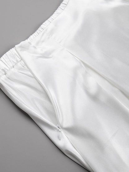 Satin Skirt For Women Autumn Long Bottoms For Women