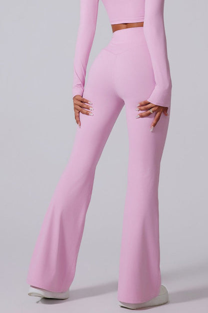 V-Waist Brushed Booty Lifting Workout Leggings