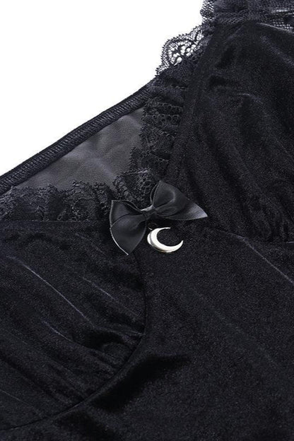 Bust Curve Gothic Dress