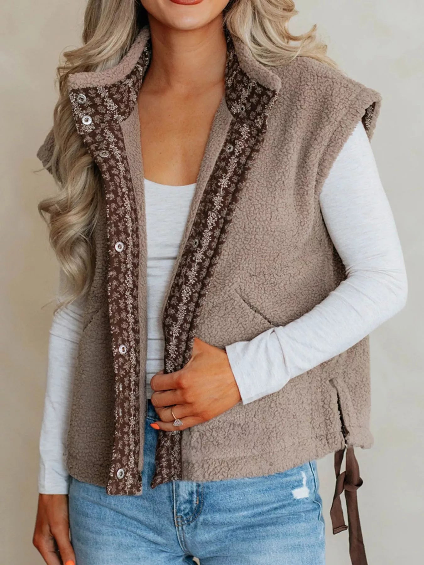 Sherpa Fleece Vest