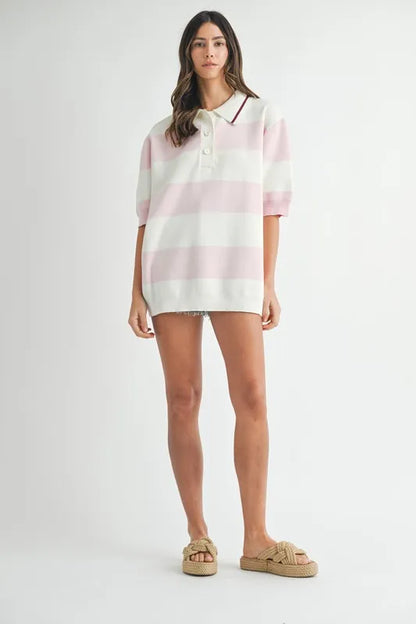 MABLE Polo Collar Sweater