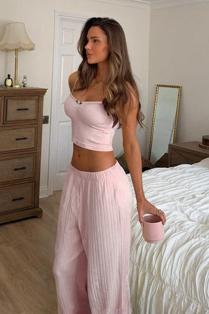 | Soft Relaxed Cami Pants Set