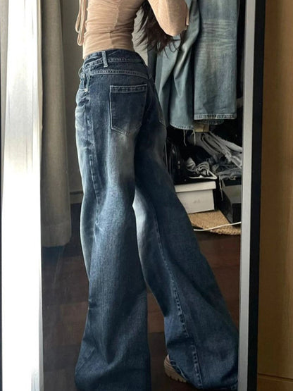 American Retro Design Boyfriend Jeans