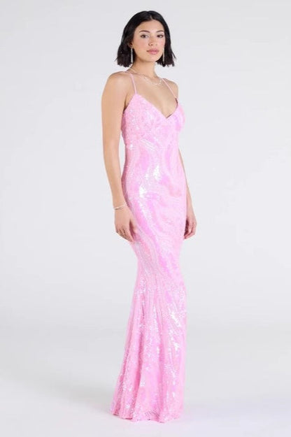 Sexy Elegant Sequin Party Formal Evening Sequin Dress