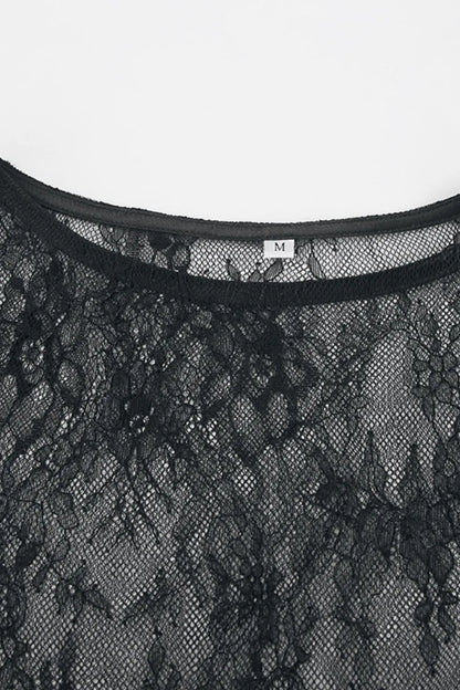 Santi Lace Sheer Top