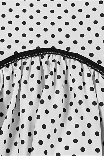 | Lace Polka Dot Maxi Dress