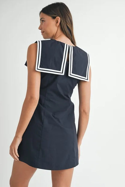 Sailor Collar Mini Dress