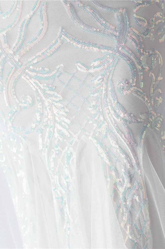| Beaded Mesh Maxi Dress