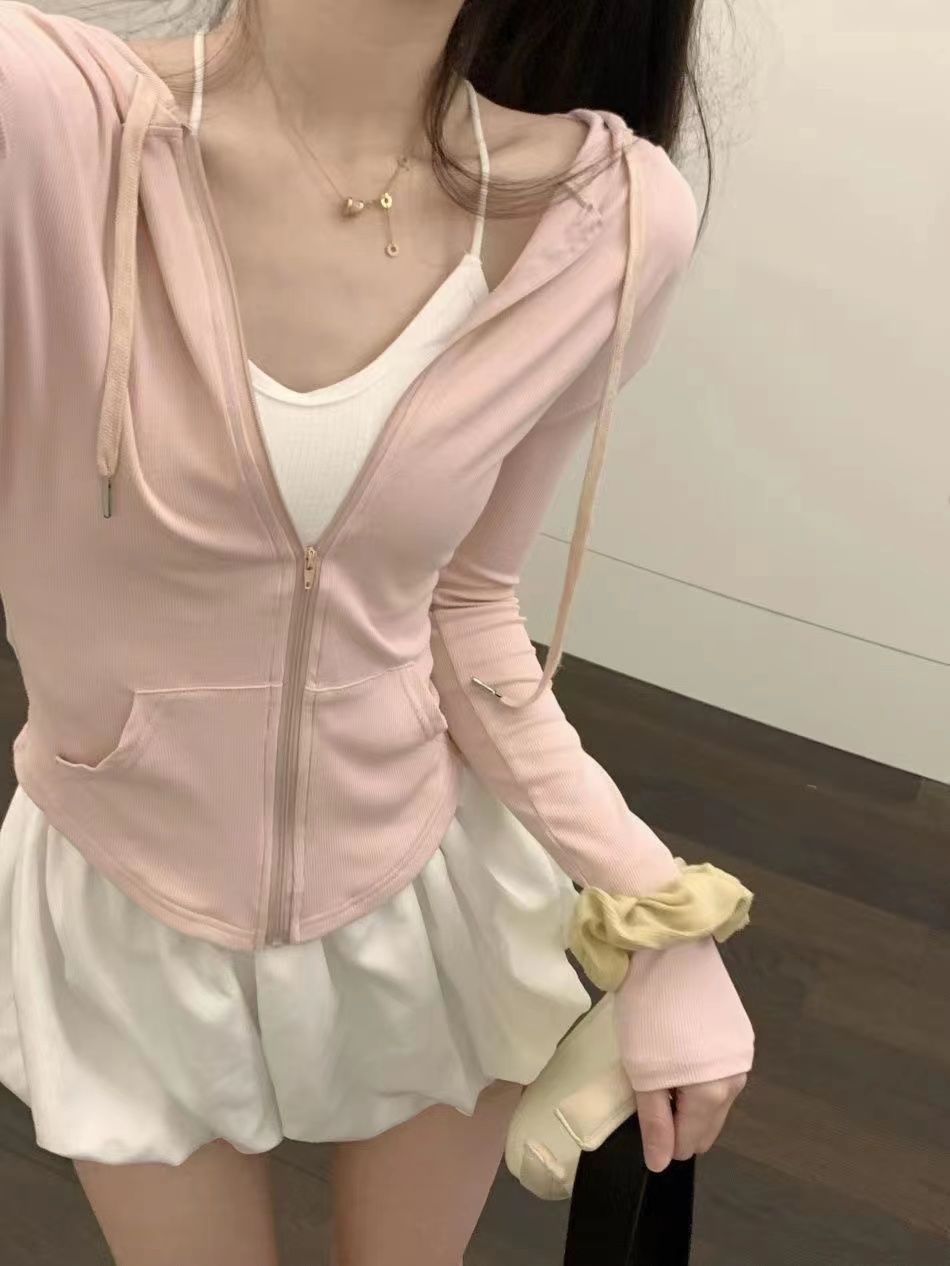 Pastel Zipper Hoodie
