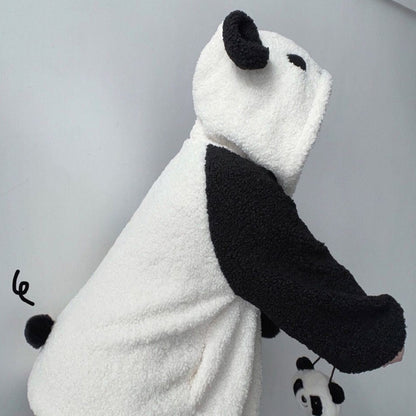Panda Bear Ear Fleece Hoodie