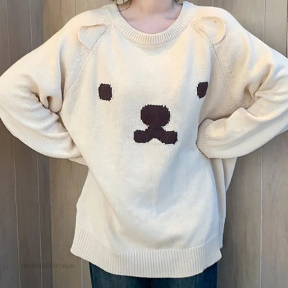Teddy Bear Knit Pullover