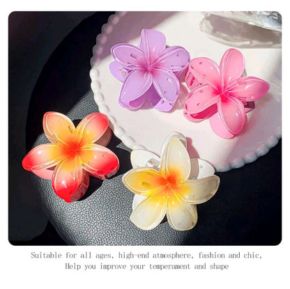 Frangipani Flower Claw Clip