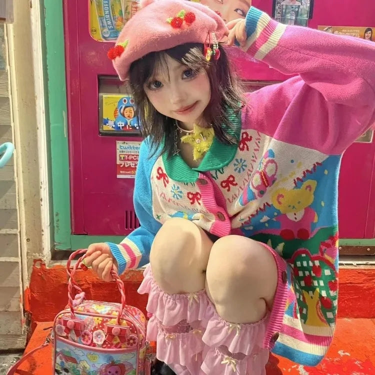 Rainbow Colorful Landscape Sweater