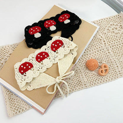 Mushroom Crochet Headband