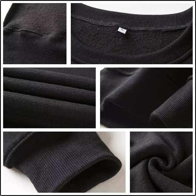 Vintage Devil Triangle Horn Loose Sweater Sweatshirt Long Sleeve Pullover Jumper Winter Goth Punk E-Girl Kawaii Korean Japanese Harajuku Streetwear