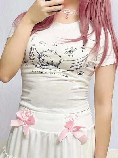 Angel Cupid Crop Top