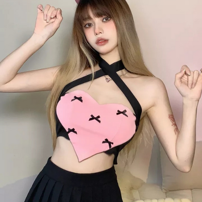 Heart Shape Crop Top