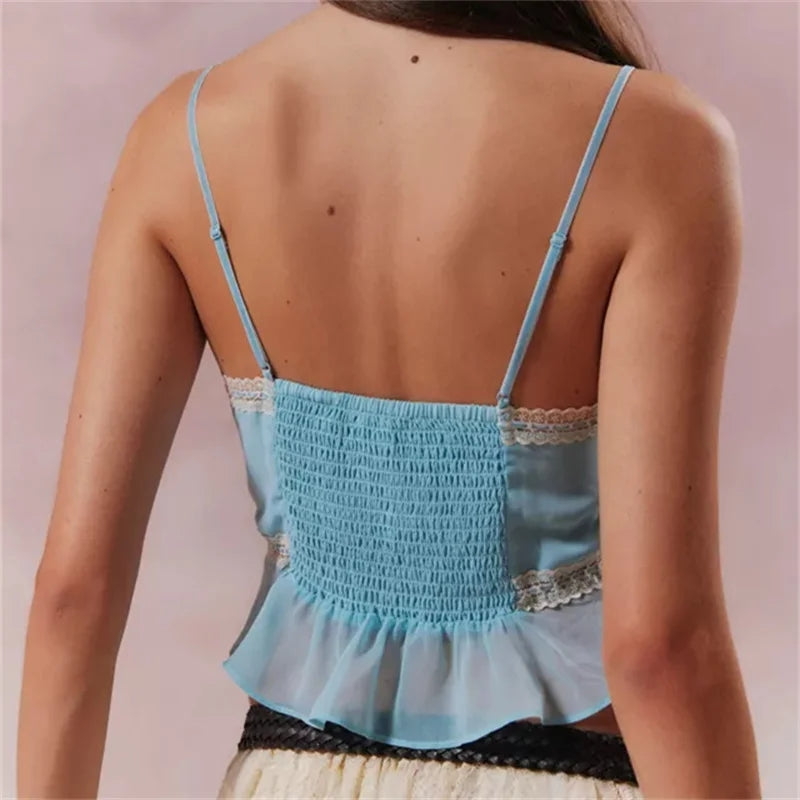 Blue Fairy Spaghetti Strap Top
