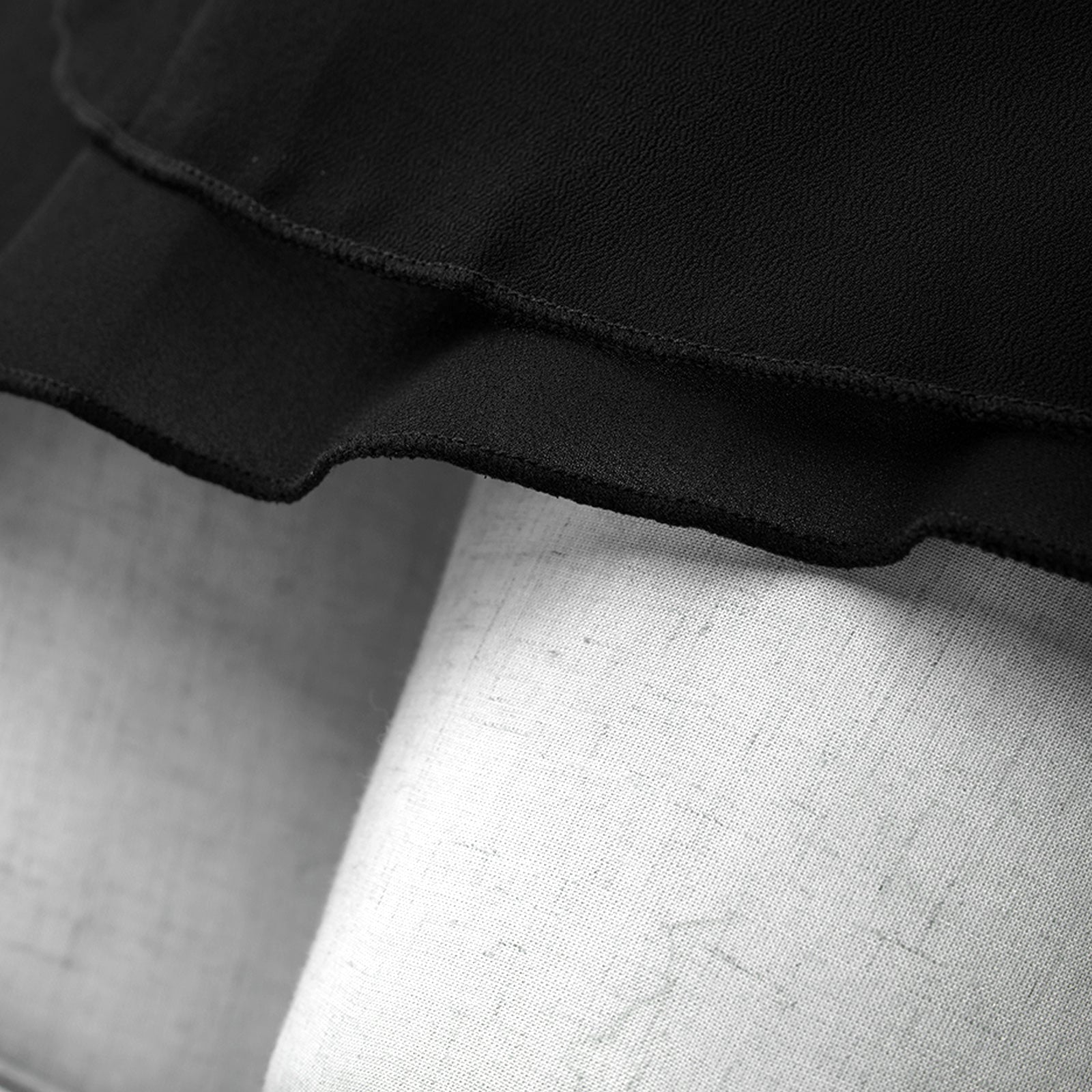 Black Wrap Up Ballet Skirt