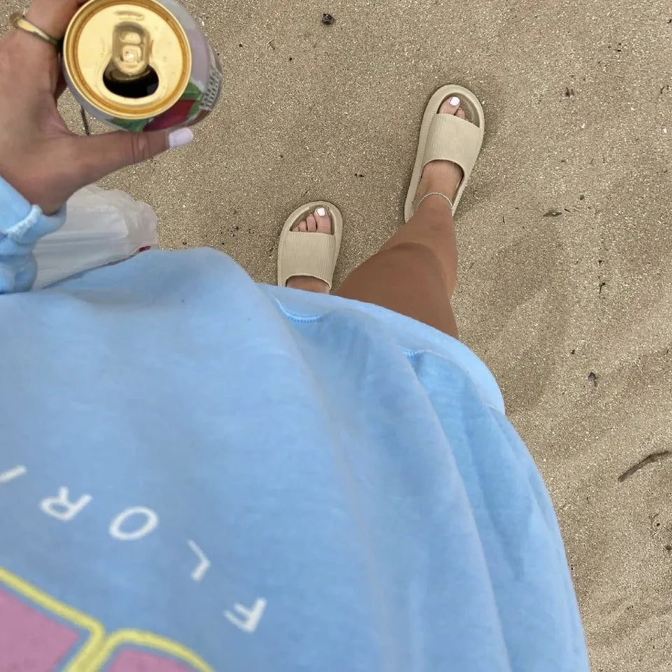 Miami Letter Print Sweater