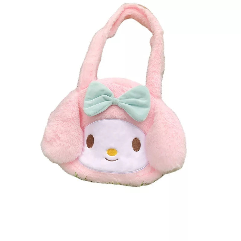 Cute Japanese Anime Cartoon Plush Messenger Bag Handbag Purse