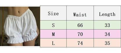 White Bloomer Shorts