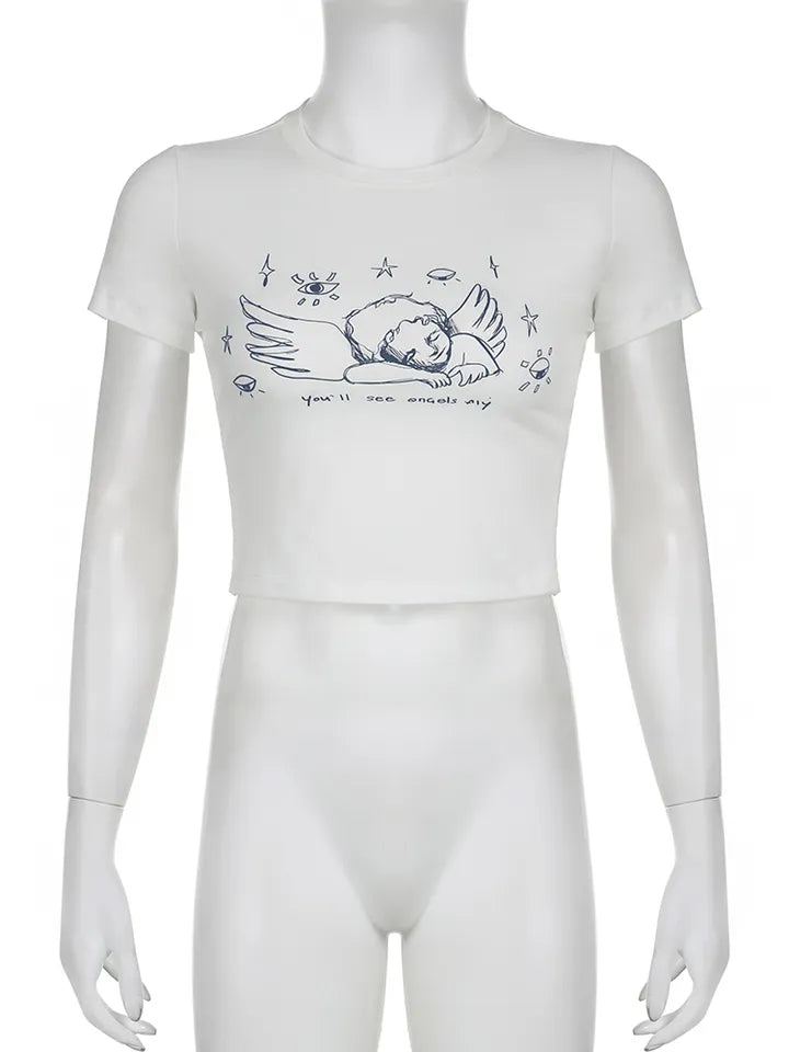 Angel Cupid Crop Top