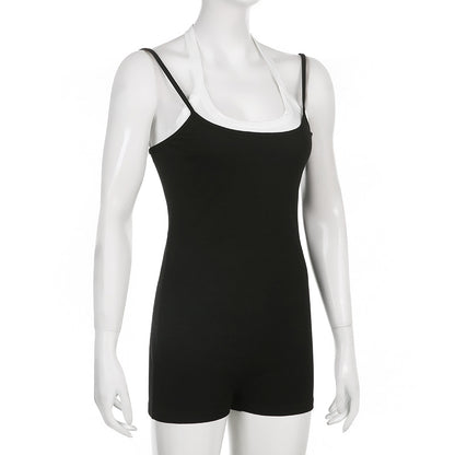 2PCS Black Romper