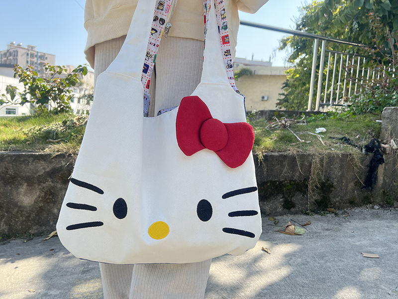 Kitty Cat Anime Tote Bag