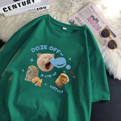 Cat Coffee Bakery Short Sleeve T-shirt