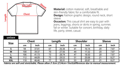 Cat Print Short Sleeve T-shirt