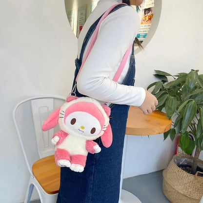 Japanese Anime Cat Plush Backpack