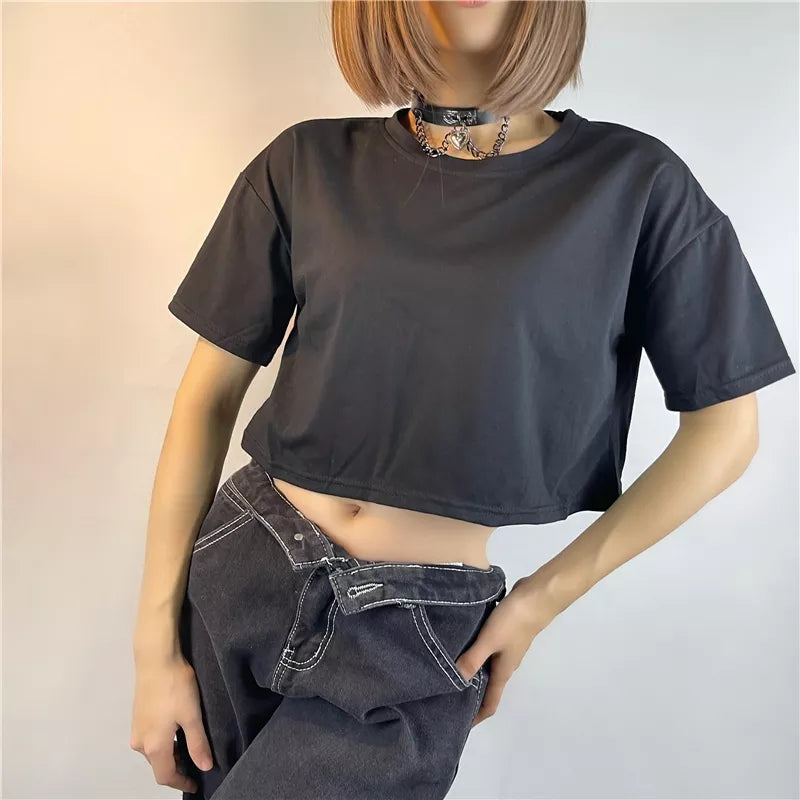 Butterfly Hollow Out Short Sleeve T-shirt