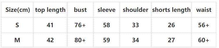 2PCS Pink Ribbed Button Long Sleeve Crop Top + Shorts