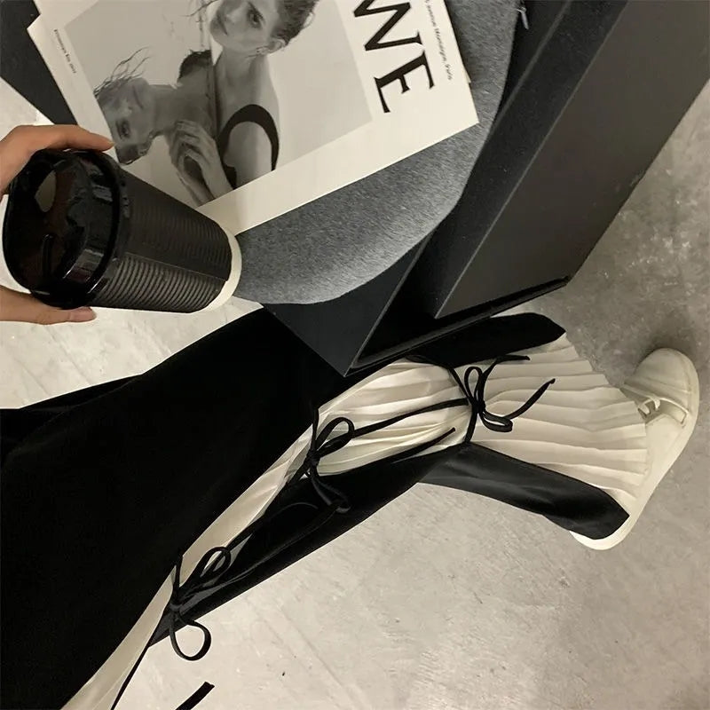 Chic Bowknot Wide Leg Pants