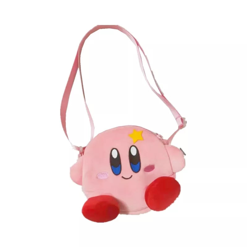 Pink Japanese Anime Cartoon Plush Handbag Messenger Bag