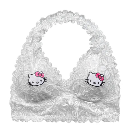 Lace Up Kitty Cat Halter Top