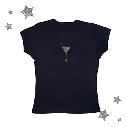 Cocktail Short Sleeve T-shirt