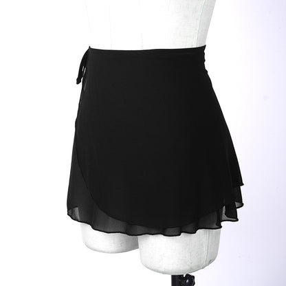 Black Wrap Up Ballet Skirt