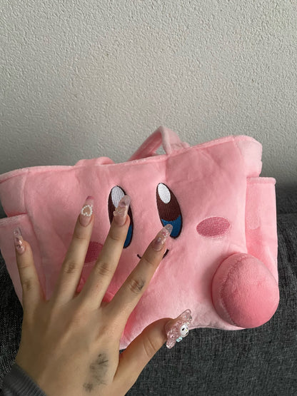 Pink Plush Japanese Anime Bag