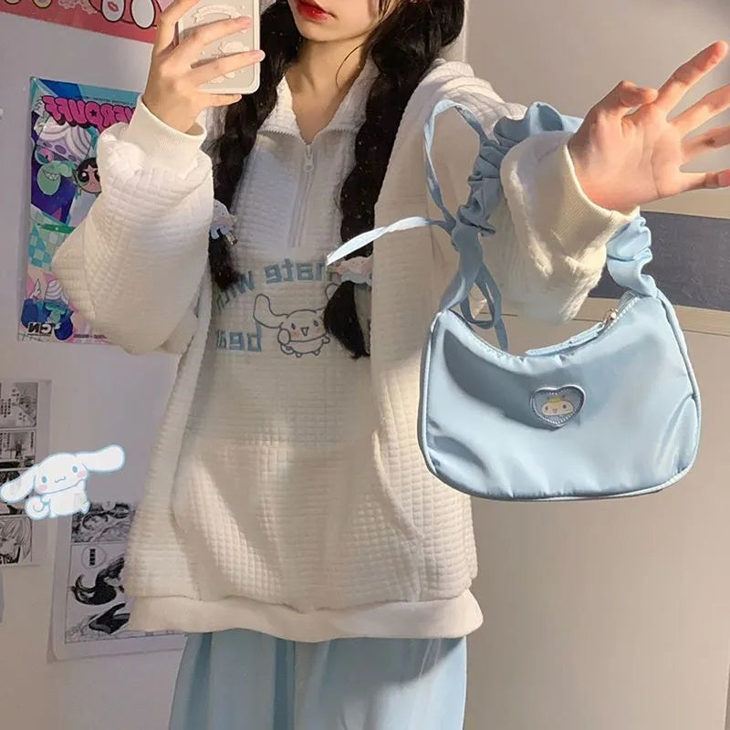 Japanese Anime Waffle Sweater