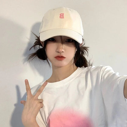 Casual Letter Embroidery Unisex Hat